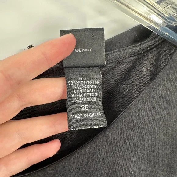 Disney Villain Velvet Embossed Sleeveless Plus Size Skater Dress - Picture 3 of 9